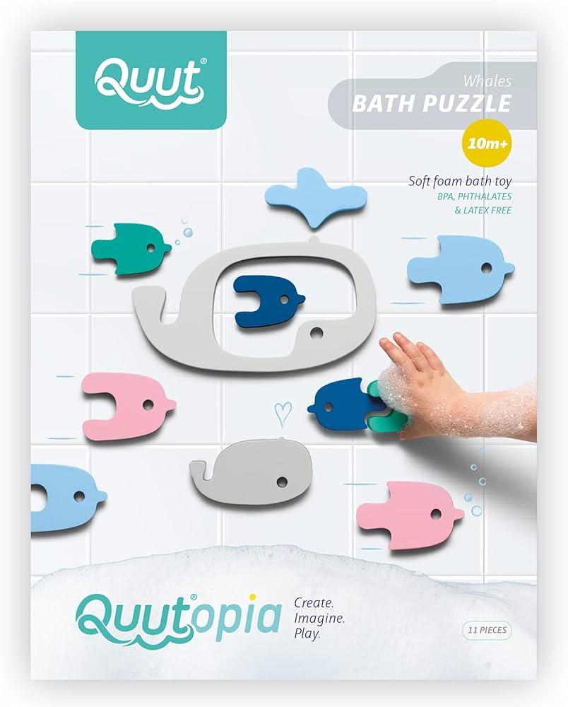 Quutopia Whale bath puzzle-Balene